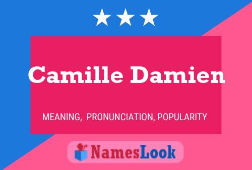 Camille Damien Name Poster