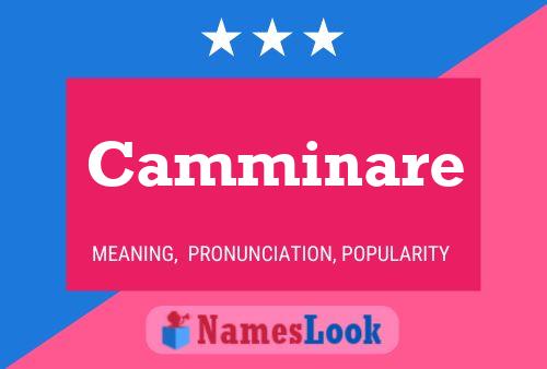 Camminare Name Poster