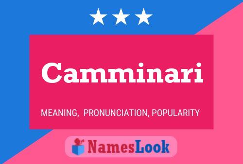 Camminari Name Poster