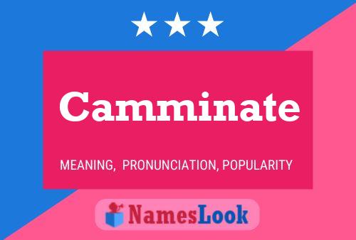 Camminate Name Poster