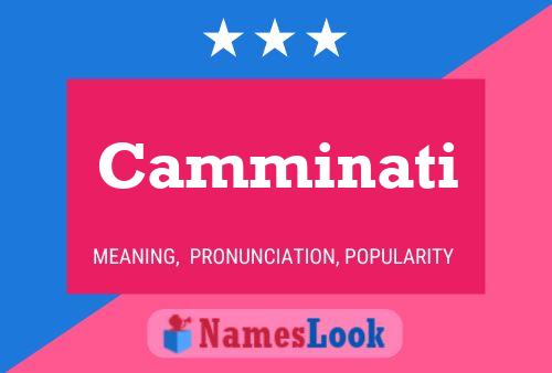 Camminati Name Poster