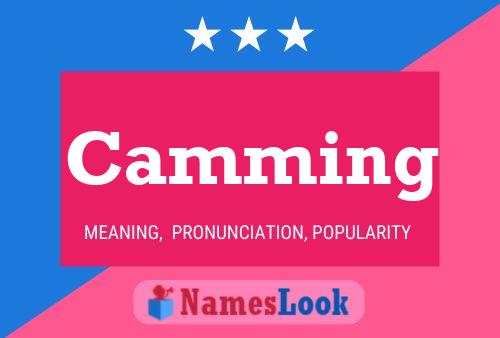 Camming Name Poster