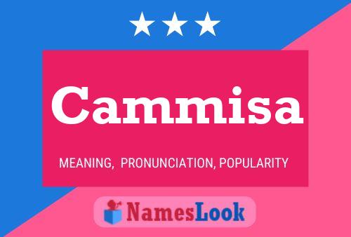 Cammisa Name Poster