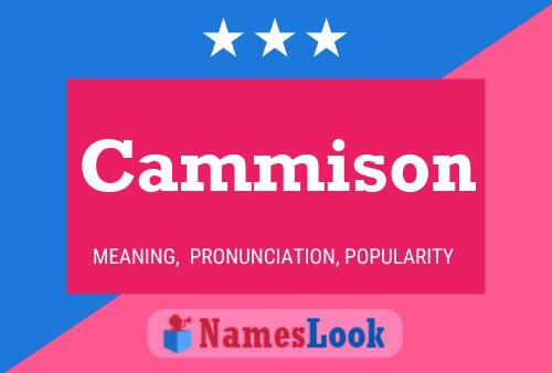 Cammison Name Poster