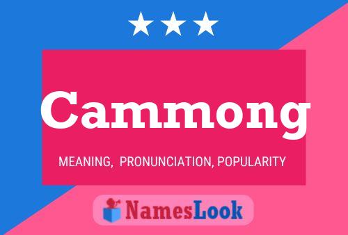 Cammong Name Poster