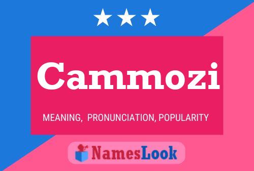 Cammozi Name Poster