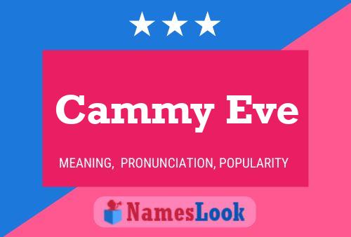 Cammy Eve Name Poster