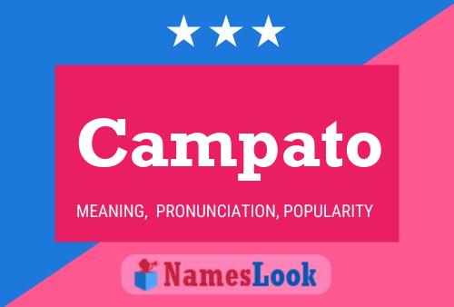 Campato Name Poster