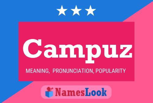 Campuz Name Poster