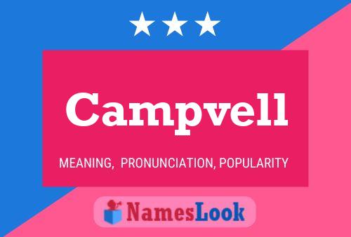 Campvell Name Poster