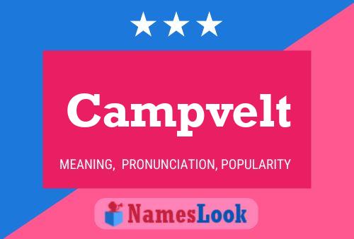 Campvelt Name Poster