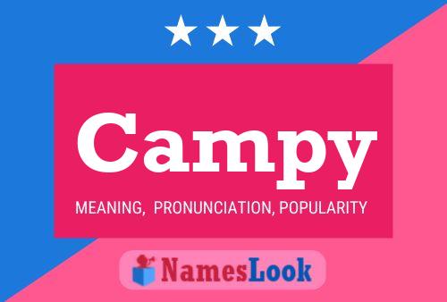 Campy Name Poster