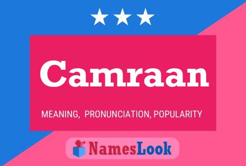 Camraan Name Poster