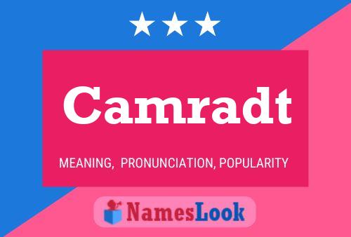 Camradt Name Poster