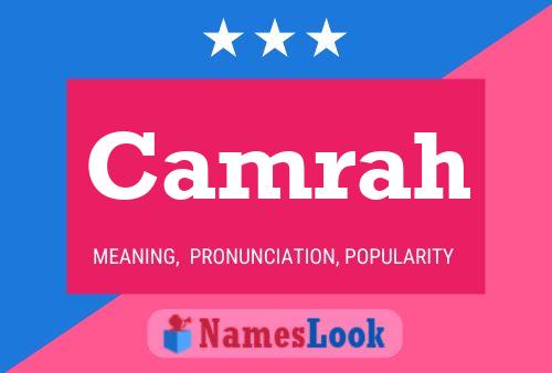 Camrah Name Poster