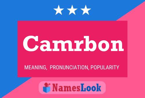 Camrbon Name Poster