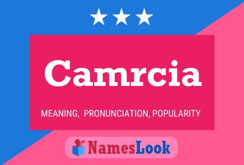 Camrcia Name Poster