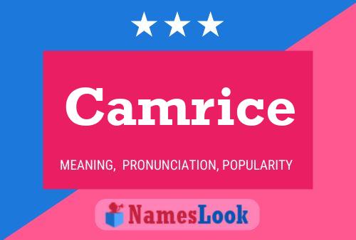 Camrice Name Poster