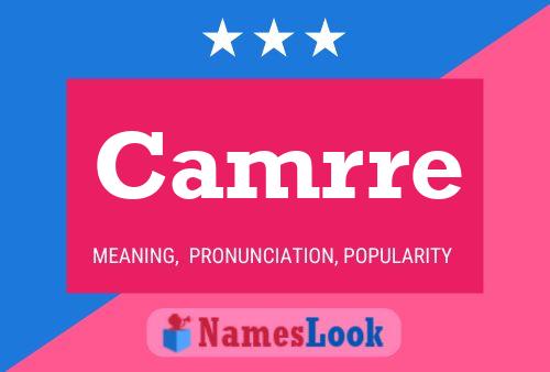 Camrre Name Poster