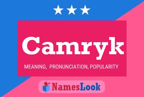 Camryk Name Poster