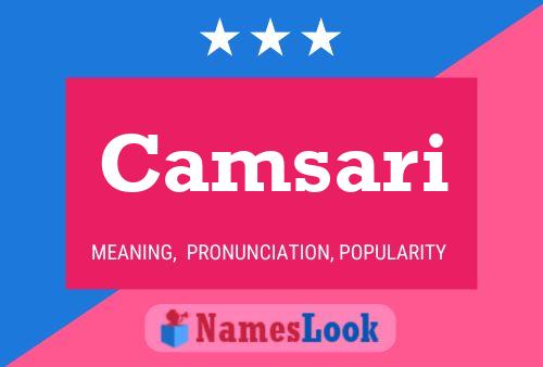 Camsari Name Poster