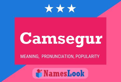 Camsegur Name Poster