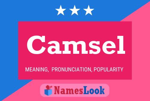 Camsel Name Poster