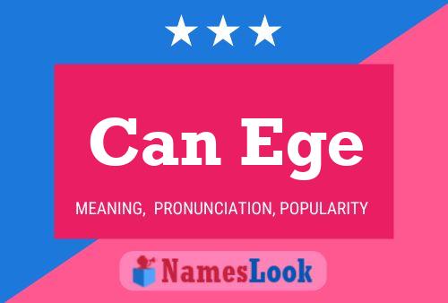 Can Ege Name Poster