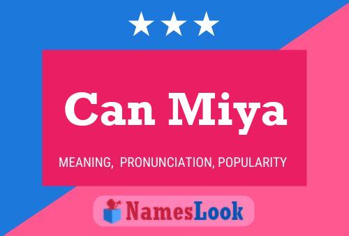 Can Miya Name Poster