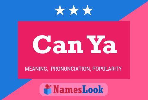 Can Ya Name Poster