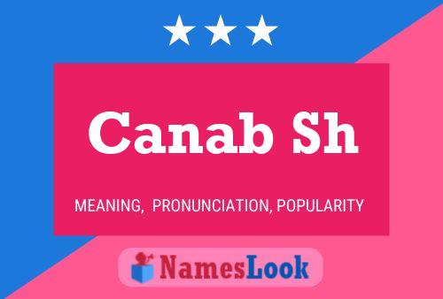 Canab Sh Name Poster