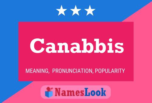 Canabbis Name Poster