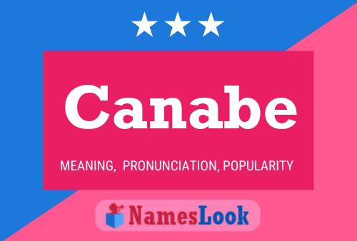 Canabe Name Poster