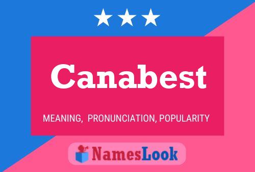 Canabest Name Poster