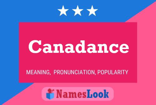 Canadance Name Poster