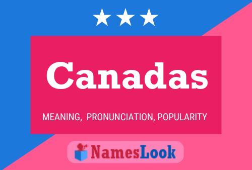 Canadas Name Poster