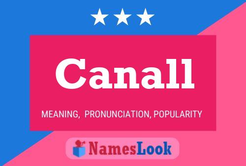 Canall Name Poster