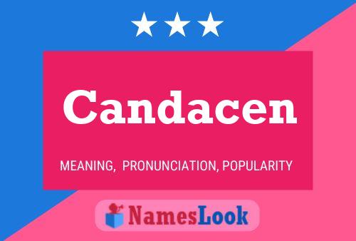 Candacen Name Poster