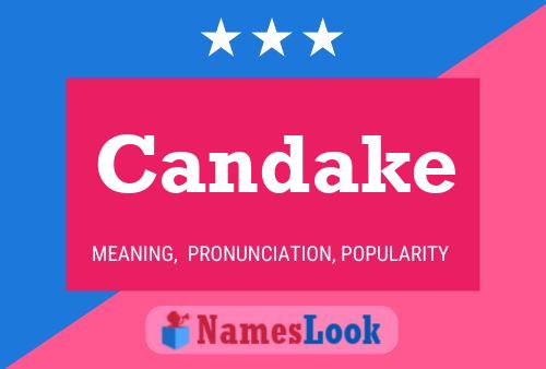 Candake Name Poster