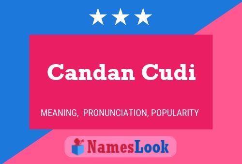 Candan Cudi Name Poster