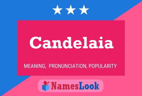 Candelaia Name Poster