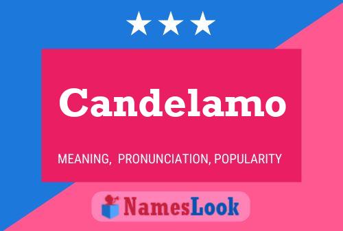 Candelamo Name Poster