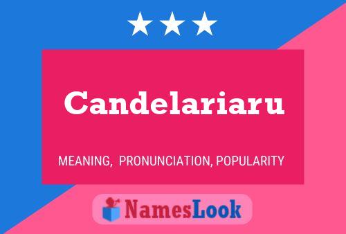 Candelariaru Name Poster