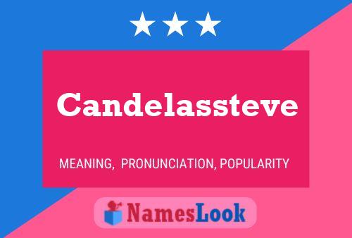 Candelassteve Name Poster