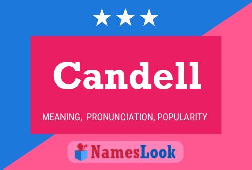 Candell Name Poster