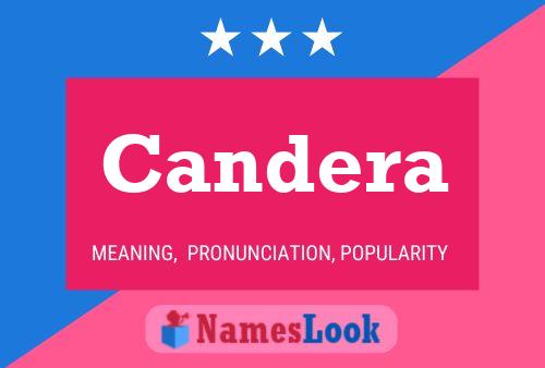 Candera Name Poster