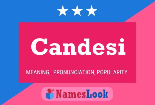 Candesi Name Poster