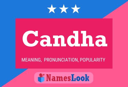 Candha Name Poster