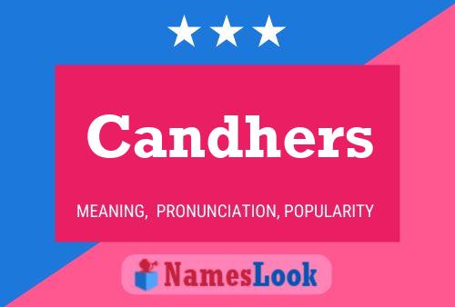 Candhers Name Poster