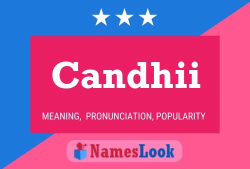 Candhii Name Poster